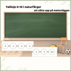 Tallinje 0-10 naturfärger