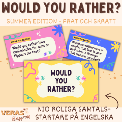 Would you rather - Summer edition