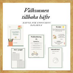 Välkommen tillbaka häfte