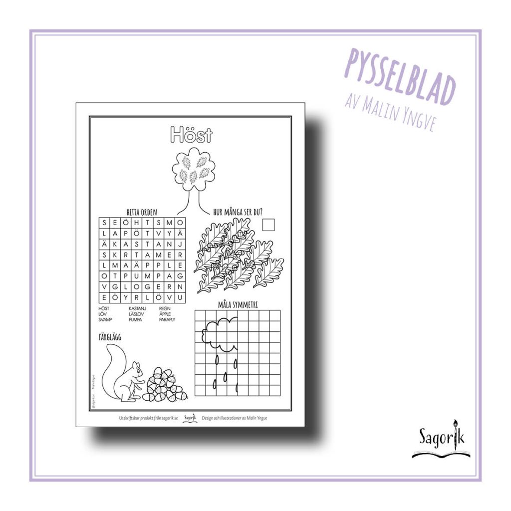 Pysselblad höst