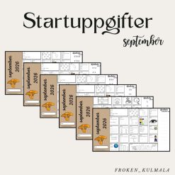 Startuppgifter september 2026