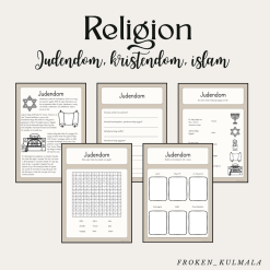 Religionspaket - judendom, kristendom, islam