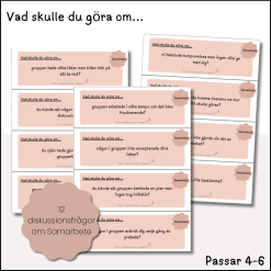 Diskussionsfrågor för mellanstadiet – Samarbete