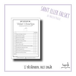 Sant eller falskt om valet i Sverige – Politik, val och demokrati