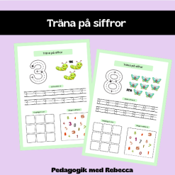 Träna på siffror (0-9)