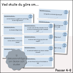 Diskussionsfrågor för mellanstadiet – Skolan och studier