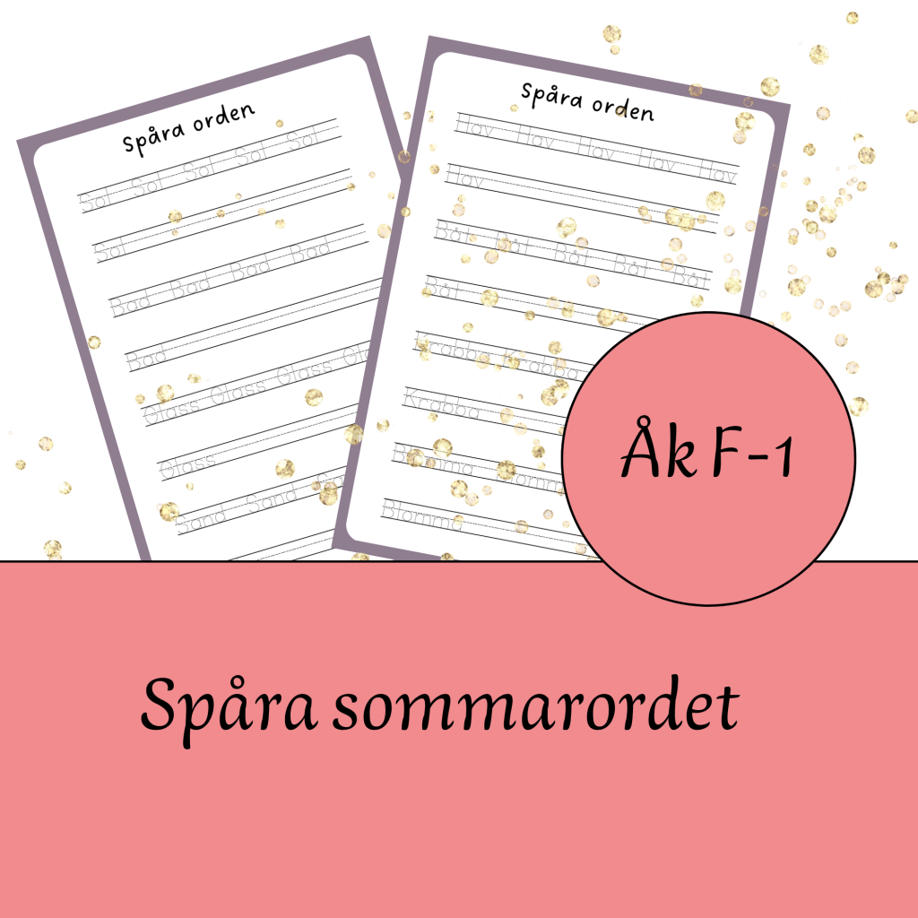 Spåra sommarord