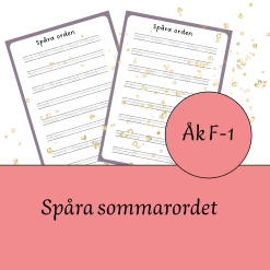 Spåra sommarord