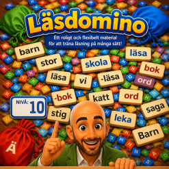 Läsdomino - nivå 10