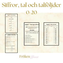 Siffror, tal och talföljder