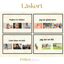Läs och välj rätt bild – Läsförståelse, begrepp & meningsbyggnad