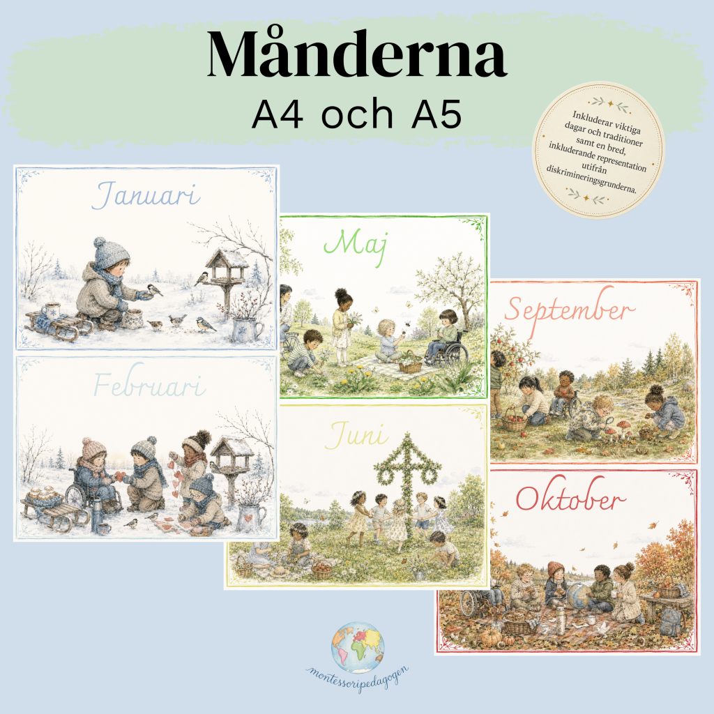 Månadsbilder – A4 och A5