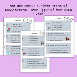 Ordlistor till upprepad läsning!