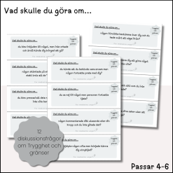 Diskussionsfrågor för mellanstadiet – Trygghet och gränser