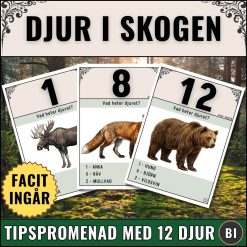 Djur i Skogen – Tipspromenad