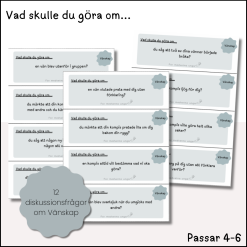Diskussionsfrågor för mellanstadiet – Vänskap