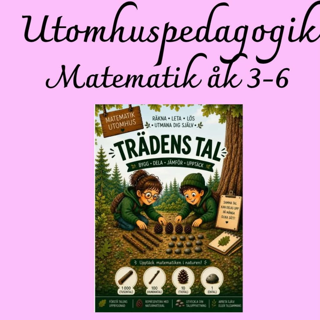 Trädens tal – Matematik utomhus | Taluppfattning & positionssystem åk 3–6