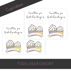 Cupcakes födelsedag