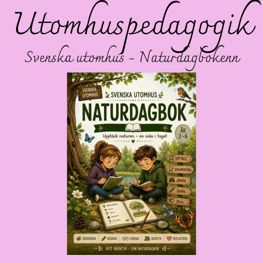 Svenska utomhus – Naturdagbok | Upptäck, dokumentera och följ naturens förändringar | Åk 2–6