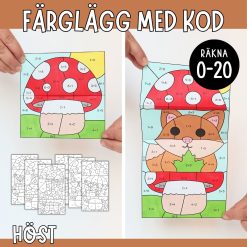 Mattepyssel med hösttema - Öppningsbar svamp