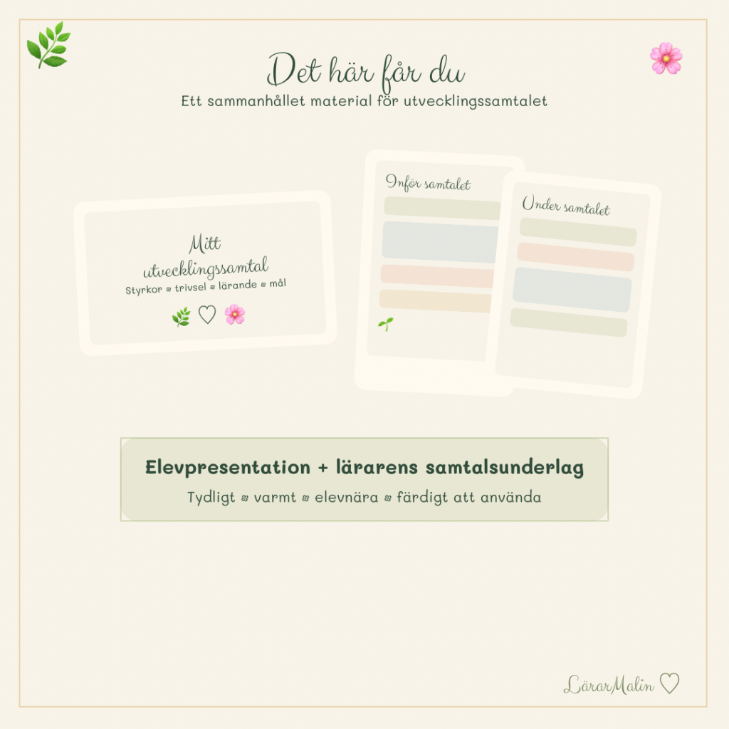 Utvecklingssamtal paket