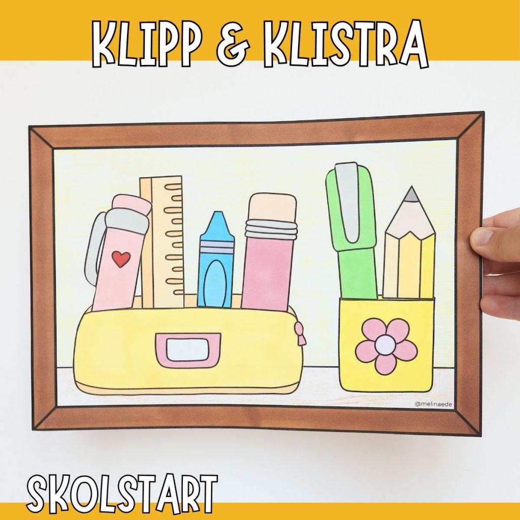 Skolstartspyssel – Skapa en egen tavla