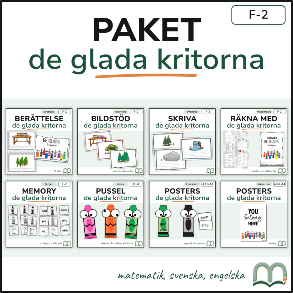 Paket – De glada kritorna
