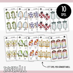 Slå & räkna - 10 spel med multiplikationstabellerna 1-10