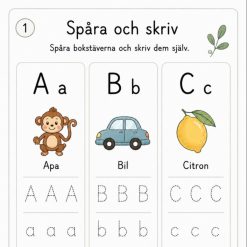 Alfabetet - Arbetshäfte