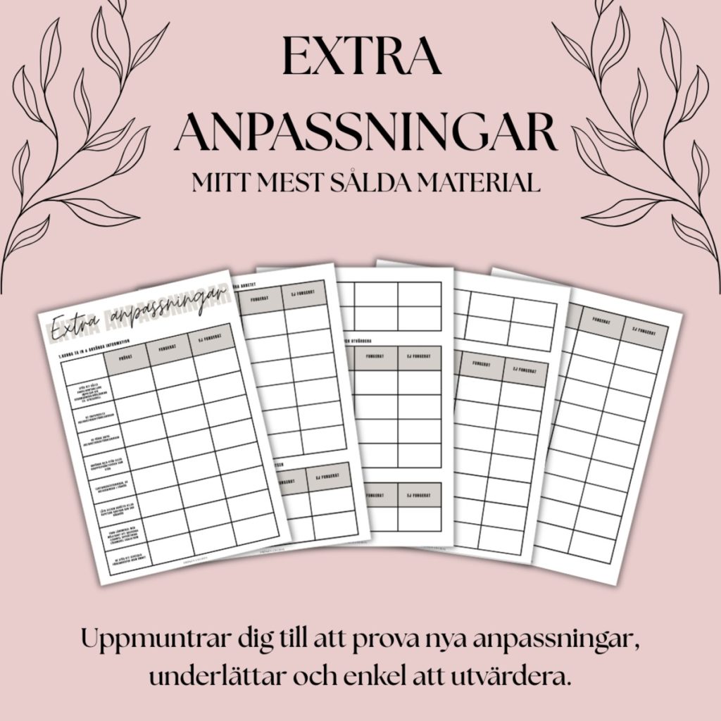 Extra anpassningar