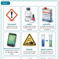 Bildstöd NO 5 + ämnesböcker i kemi, fysik och biologi