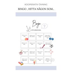 BINGO , hitta någon som...