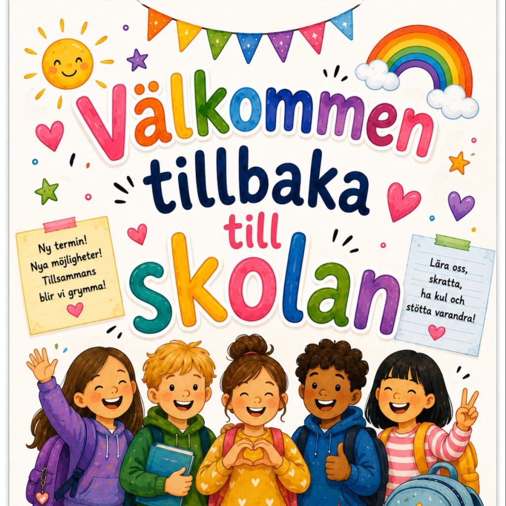 Välkommen tillbaka till skolan