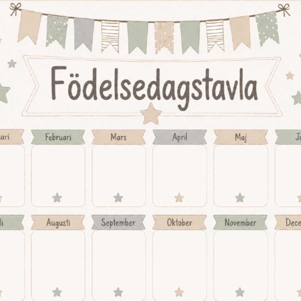 Födelsedagstavla
