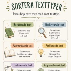 Sortera texter (version 1)