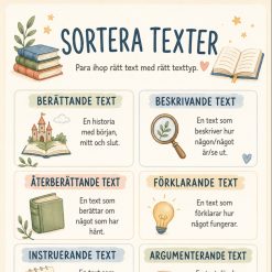 Sortera texter (version 2)