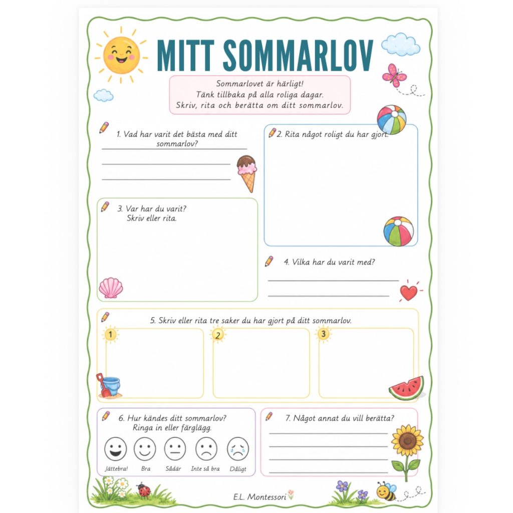 Mitt sommarlov – utvärdering
