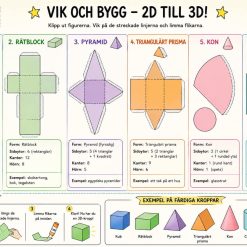 Två 2D och 3D material!