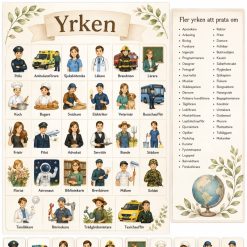 Material om yrken!