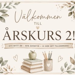 Två planscher för årskurs 2!