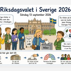 Valet 2026, bildspel samt manus