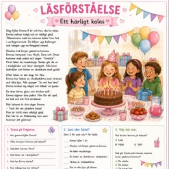 Läsförståelse kort och text!