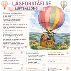 Läsförståelse text!