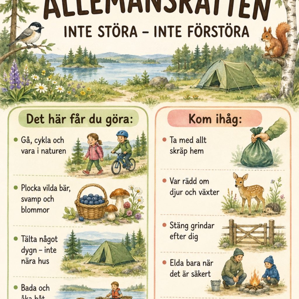 Plansch om allemansrätten!