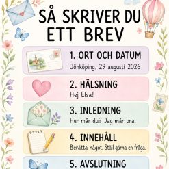 Struktur för brevskrivande för lågstadiet!