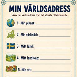 JORDEN RUNT MED KAPTEN KOMPASS 🧭🗺️