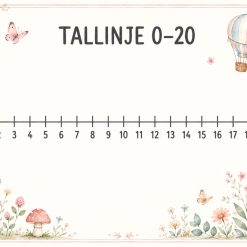 Tallinje 0-20!