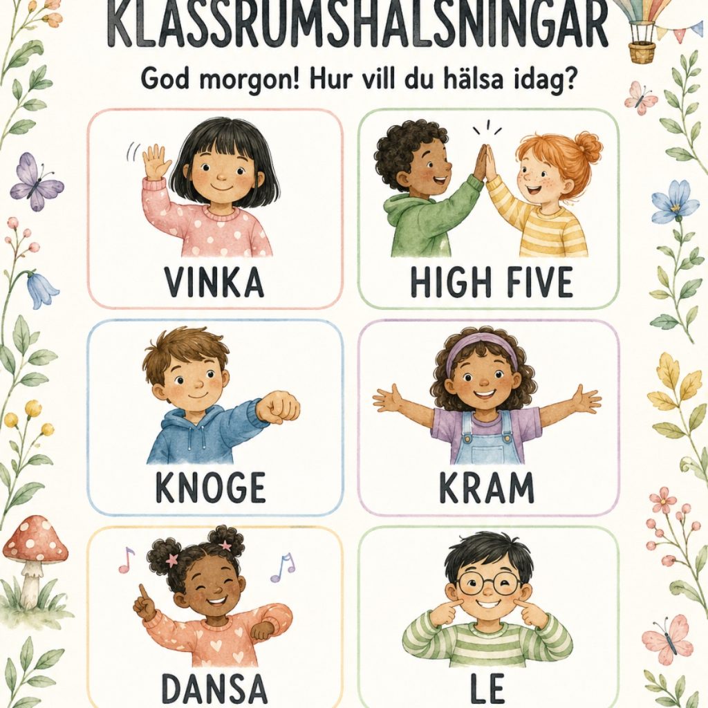 Klassrumshälsningar!