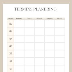 Terminsplanering