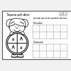 Snurra och skriv